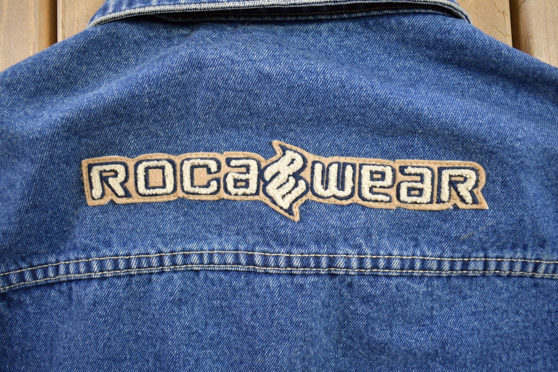 Vintage Y2k Rocawear Denim Jean Jacket Men's XL from propervintagecanada