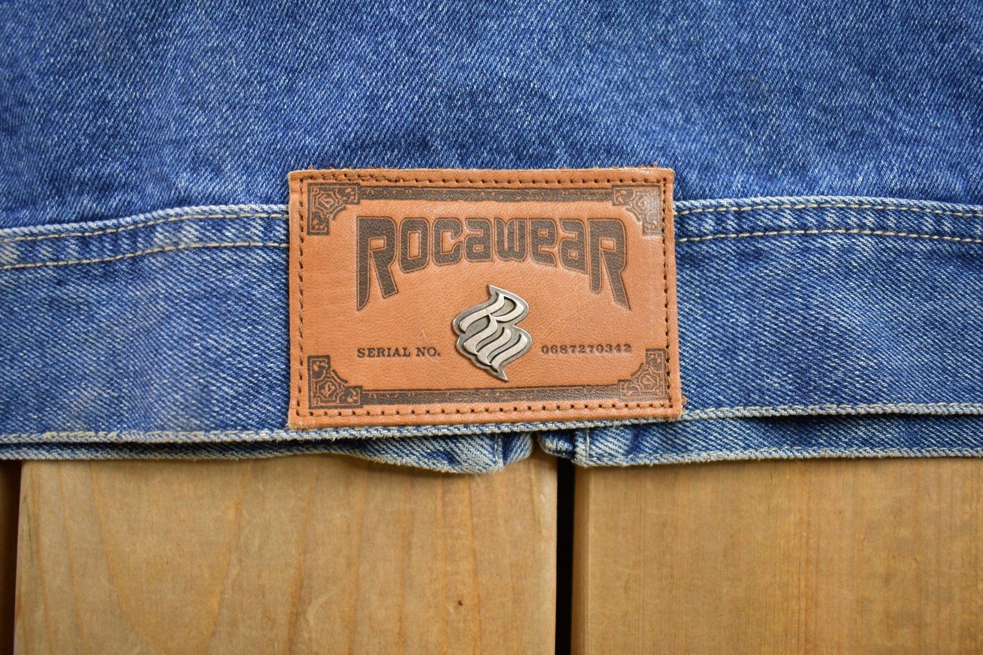 Vintage Y2k Rocawear Denim Jean Jacket Men's XL from propervintagecanada