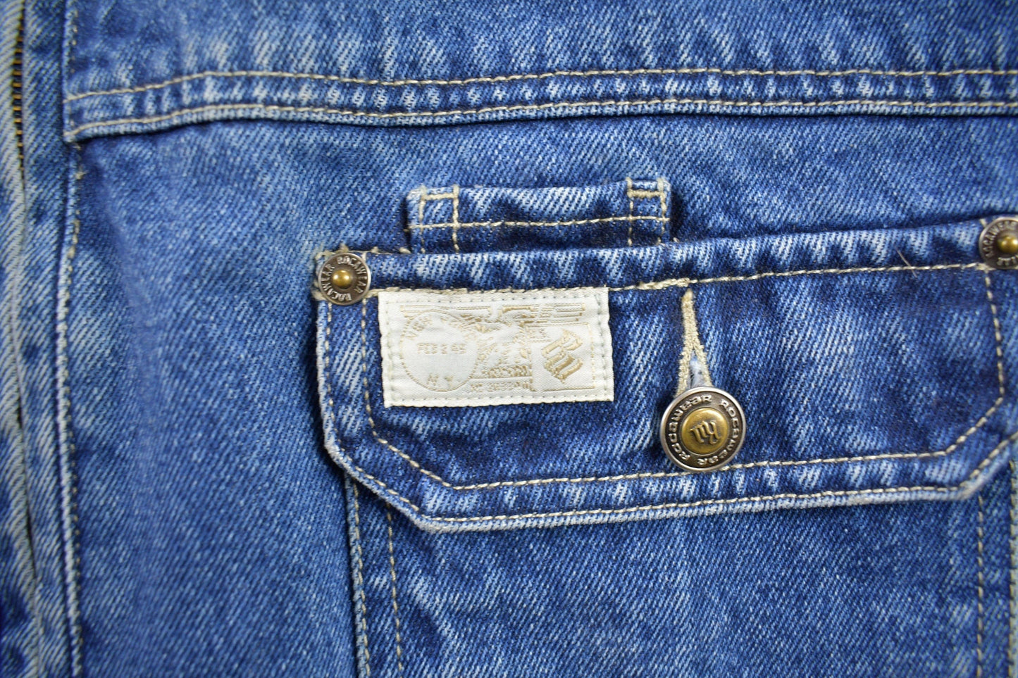 Vintage Y2k Rocawear Denim Jean Jacket Men's XL from propervintagecanada