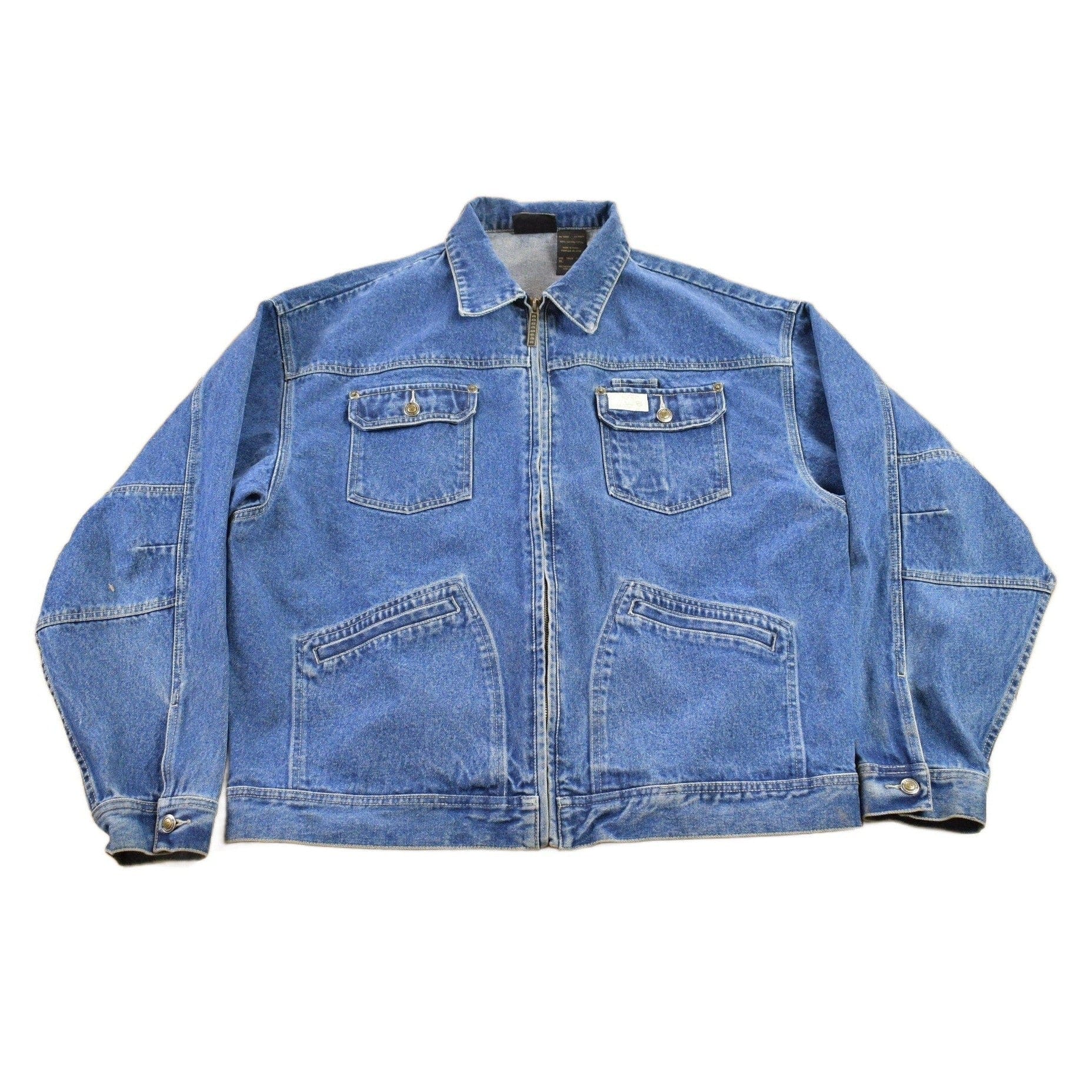 Vintage Y2k Rocawear Denim Jean Jacket Men's XL from propervintagecanada