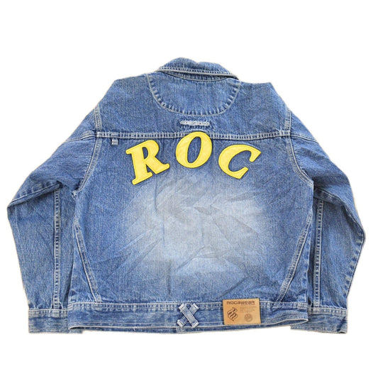 Vintage Y2k Rocawear Denim Jean Jacket Women's M from propervintagecanada