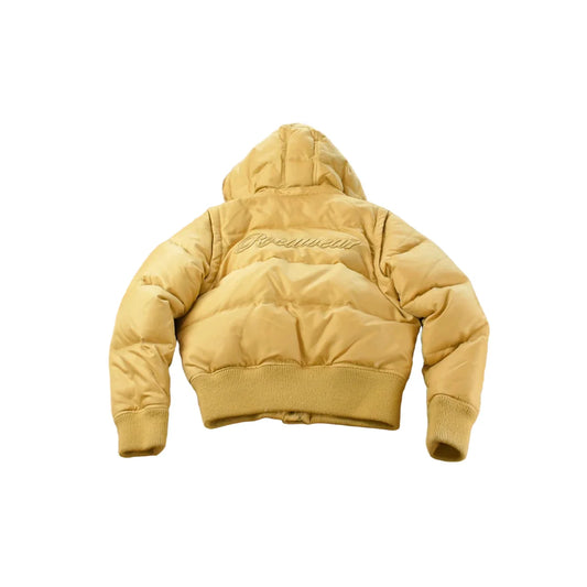 Vintage Y2K Rocawear Faux Fur Hooded Puffer Jacket Women's L from propervintagecanada