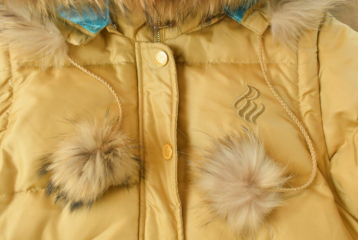 Vintage Y2K Rocawear Faux Fur Hooded Puffer Jacket Women's L from propervintagecanada