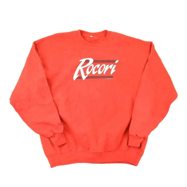 Vintage Y2K Rocori Graphic Print Crewneck Sweatshirt Men's L from propervintagecanada