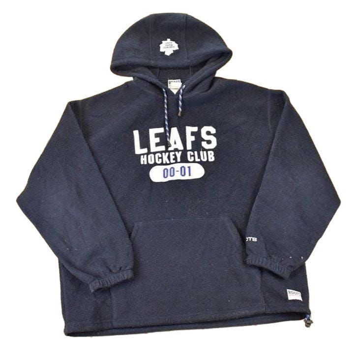 Vintage Y2K Roots Toronto Maple Leafs NHL Hockey Fleece Hoodie Sweatshirt Mens XL from propervintagecanada