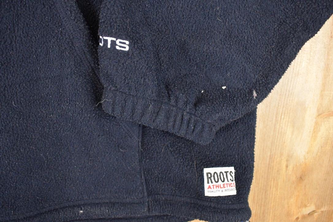 Vintage Y2K Roots Toronto Maple Leafs NHL Hockey Fleece Hoodie Sweatshirt Mens XL from propervintagecanada