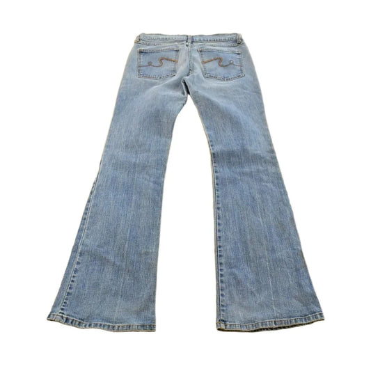 Vintage Y2K RT Low Rise Flare Denim Jeans Women's 28 x 32 from propervintagecanada