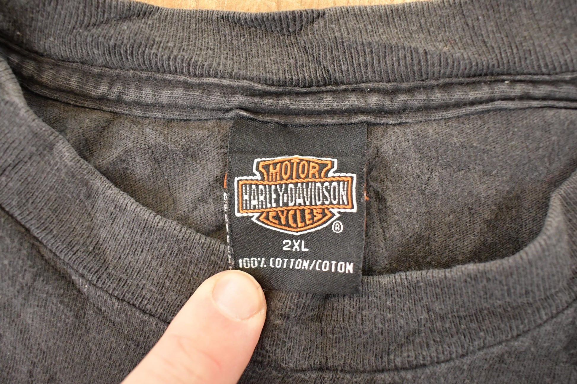 Vintage Y2K San Diego California Harley Davidson Motorcycles Biker T-Shirt Men's XL from propervintagecanada