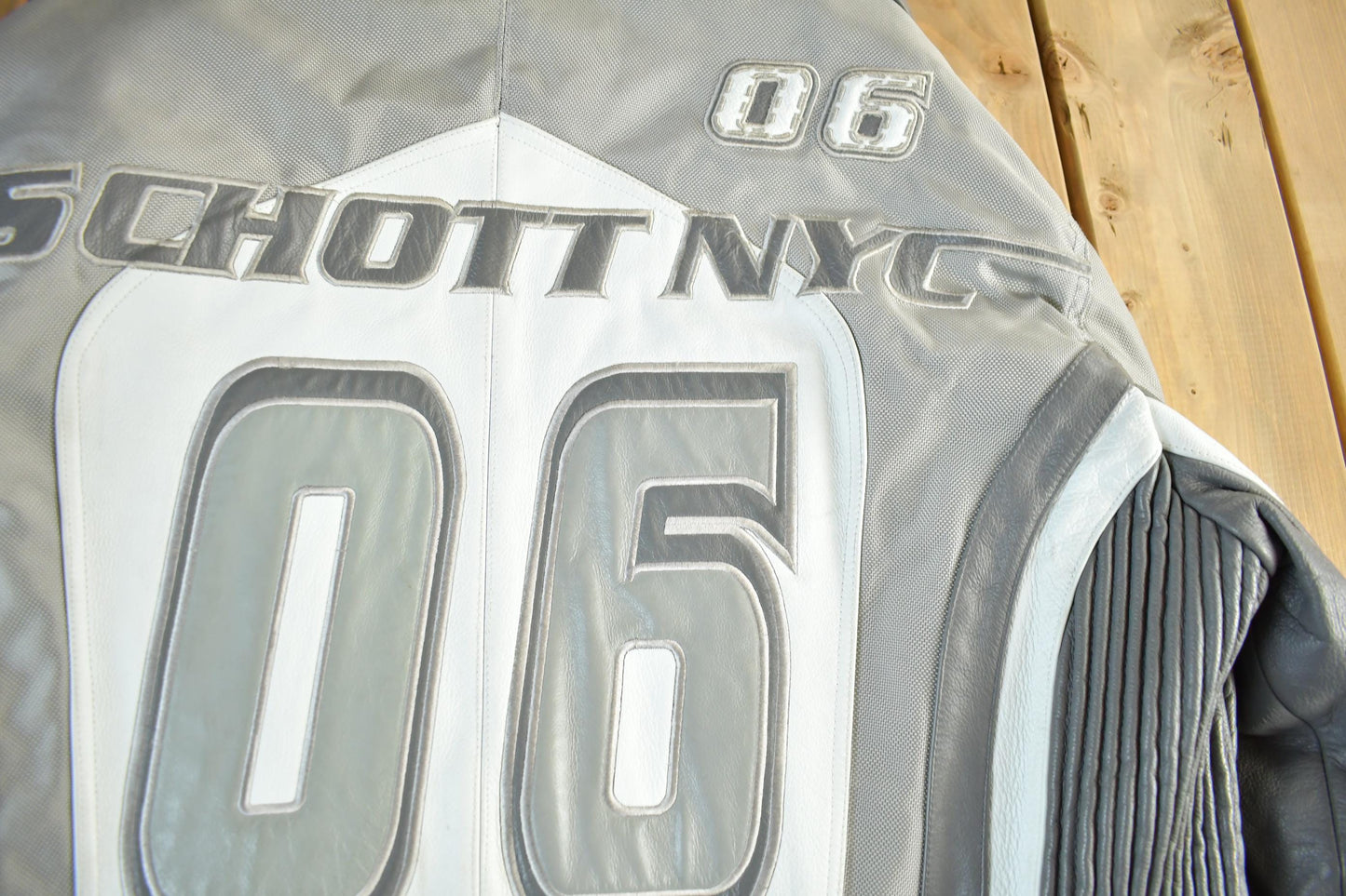 Vintage Y2K Schott Motorcycle Leather Jacket Men's 2XL from propervintagecanada