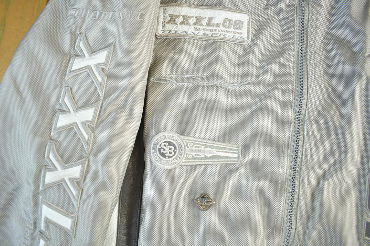 Vintage Y2K Schott Motorcycle Leather Jacket Men's 2XL from propervintagecanada