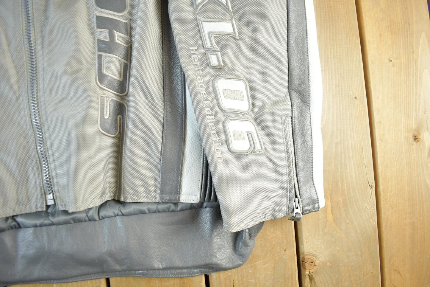 Vintage Y2K Schott Motorcycle Leather Jacket Men's 2XL from propervintagecanada