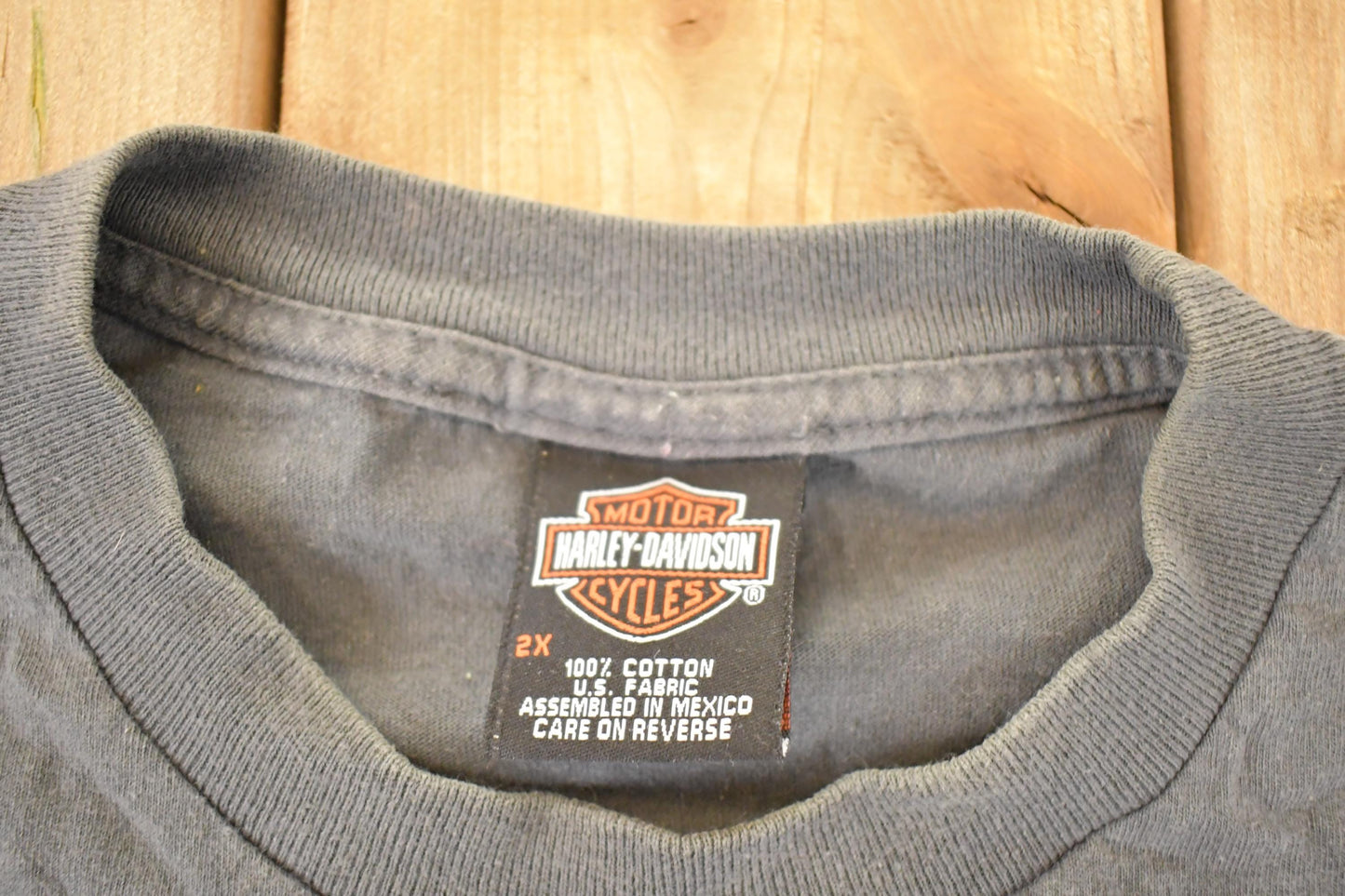 Vintage Y2K Seacoast Harley Davidson Motorcycles Biker T-Shirt Men's XL from propervintagecanada