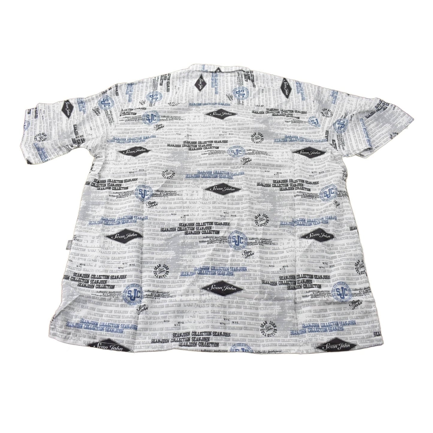 Vintage Y2K Sean John All Over Print Button Up Shirt Men's 2XL from propervintagecanada