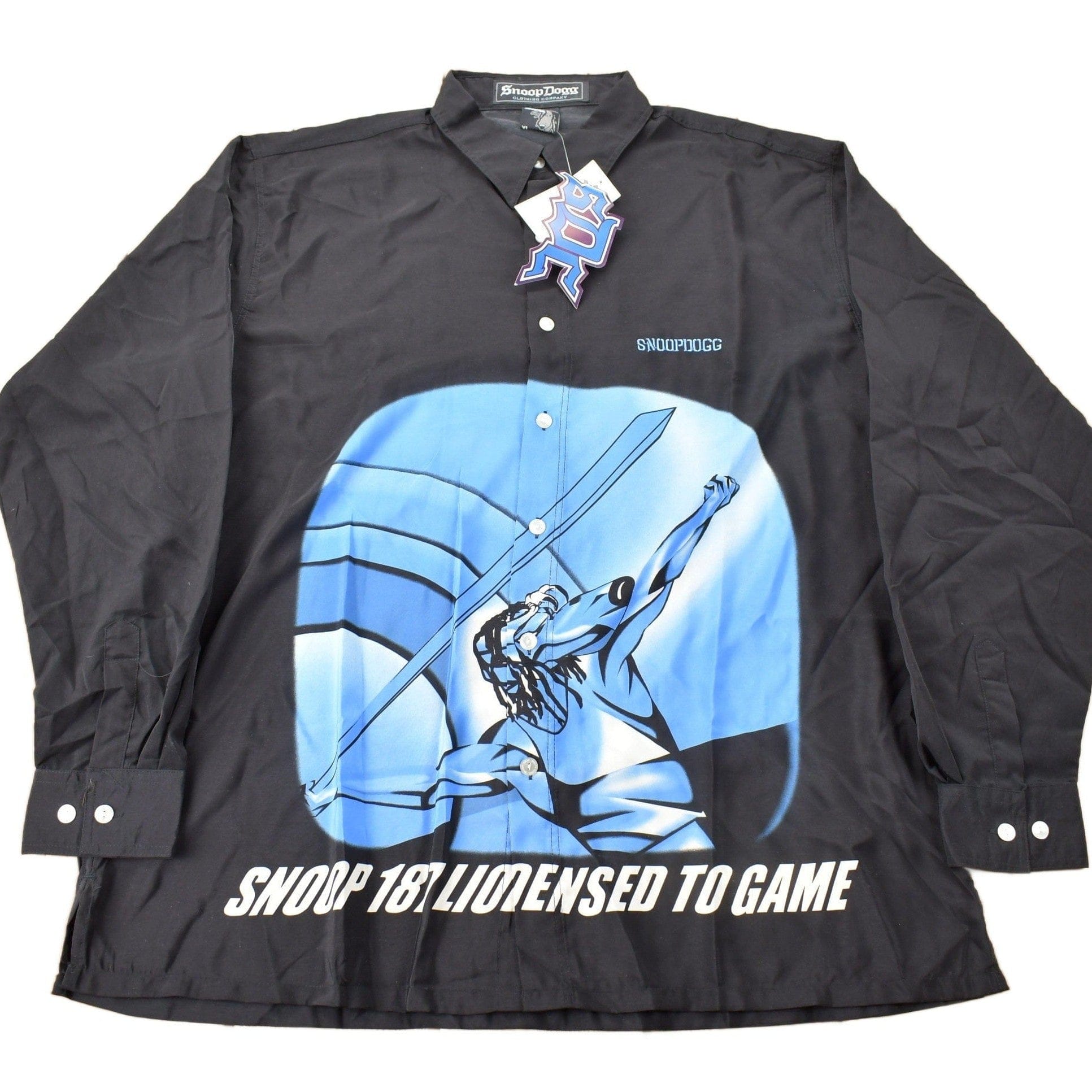 Vintage Y2K Snoop Dogg Button Up Shirt Men's 2XL from propervintagecanada