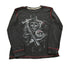 Vintage Y2K Sons of Anarchy Grim Reaper Thermal Knit Long Sleeve Shirt Men&