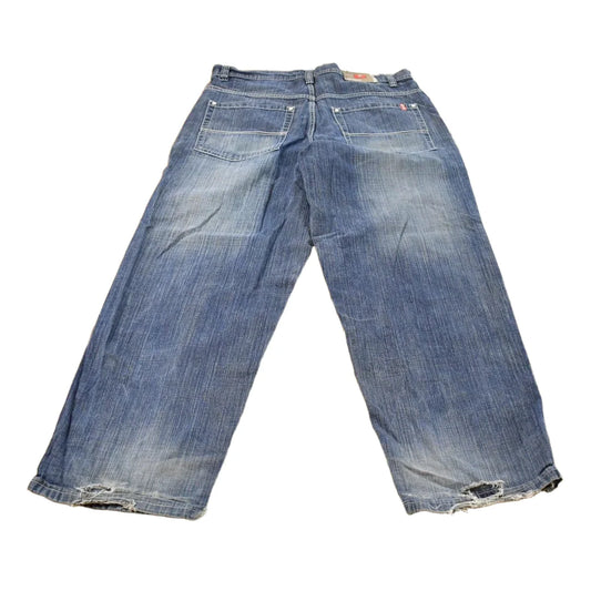 Vintage Y2K Southpole Distressed Baggy Denim Jeans Men's 39 x 33 from propervintagecanada