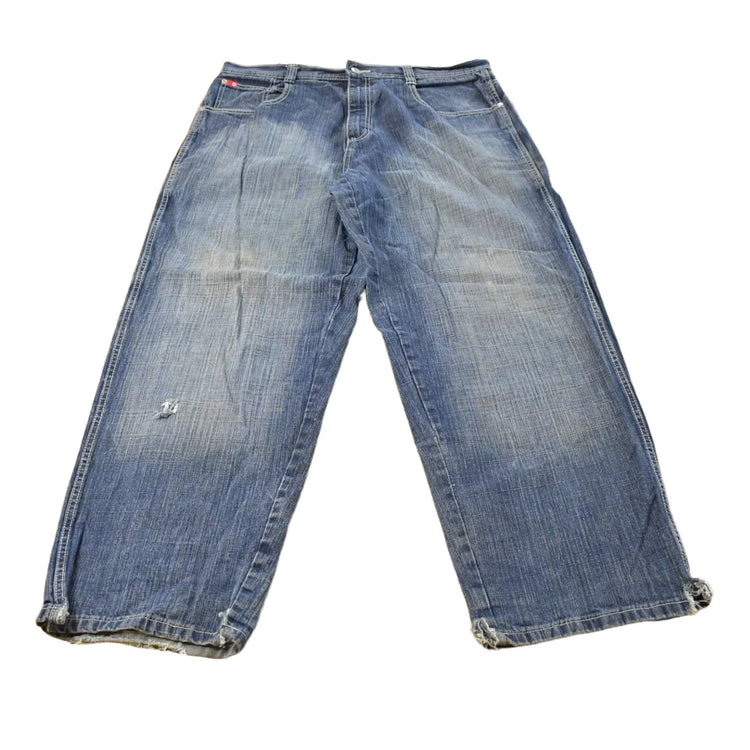Vintage Y2K Southpole Distressed Baggy Denim Jeans Men's 39 x 33 from propervintagecanada