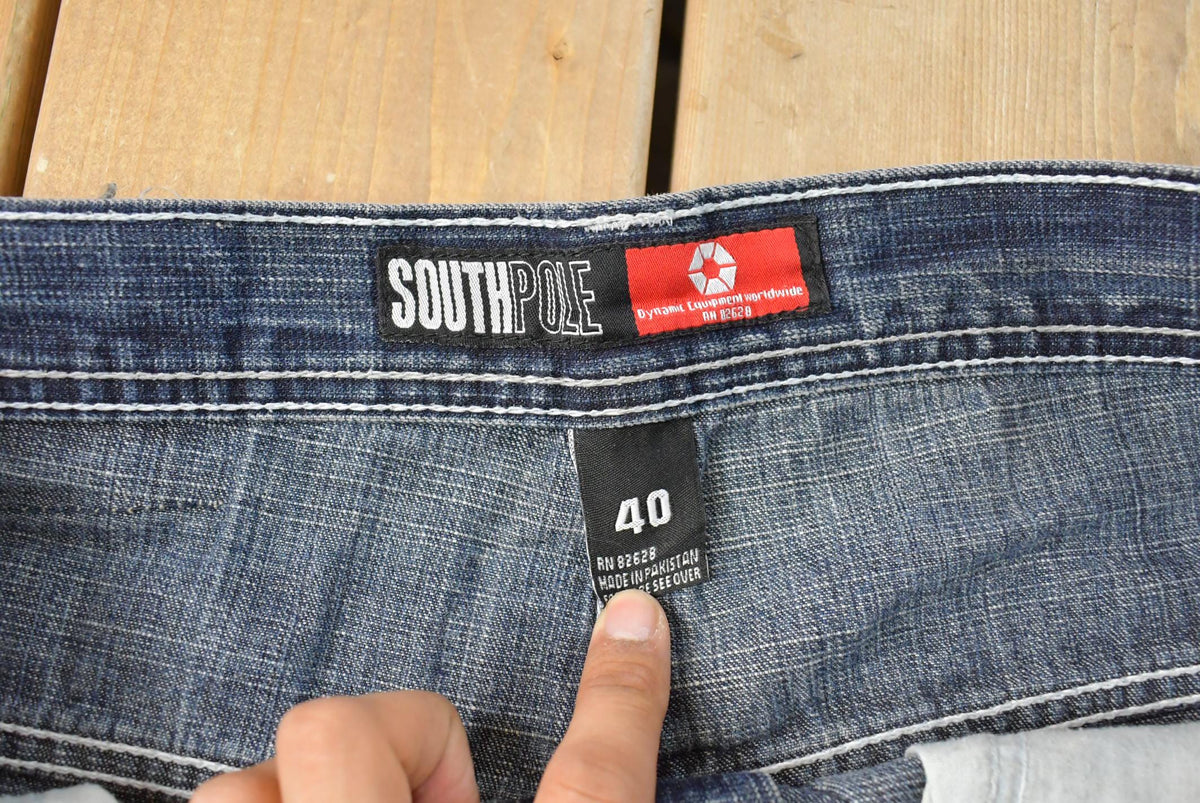 Vintage Y2K Southpole Distressed Baggy Denim Jeans Men's 39 x 33 from propervintagecanada