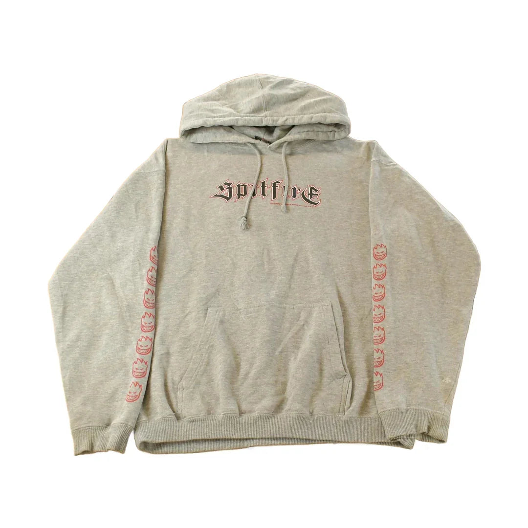 Vintage Y2K Spitfire Skateboarding Hoodie Sweatshirt Men's Large from propervintagecanada