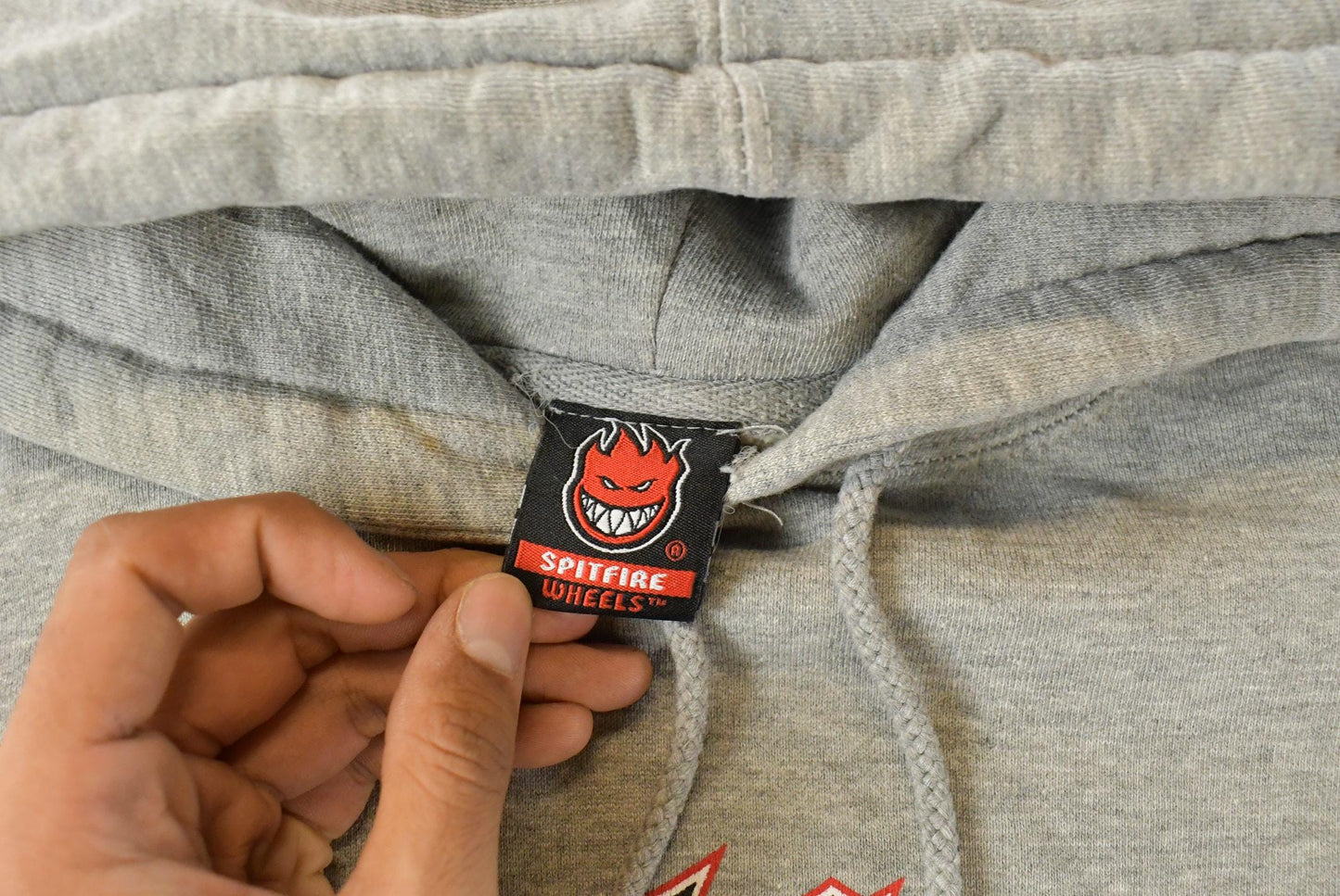 Vintage Y2K Spitfire Skateboarding Hoodie Sweatshirt Men's Large from propervintagecanada