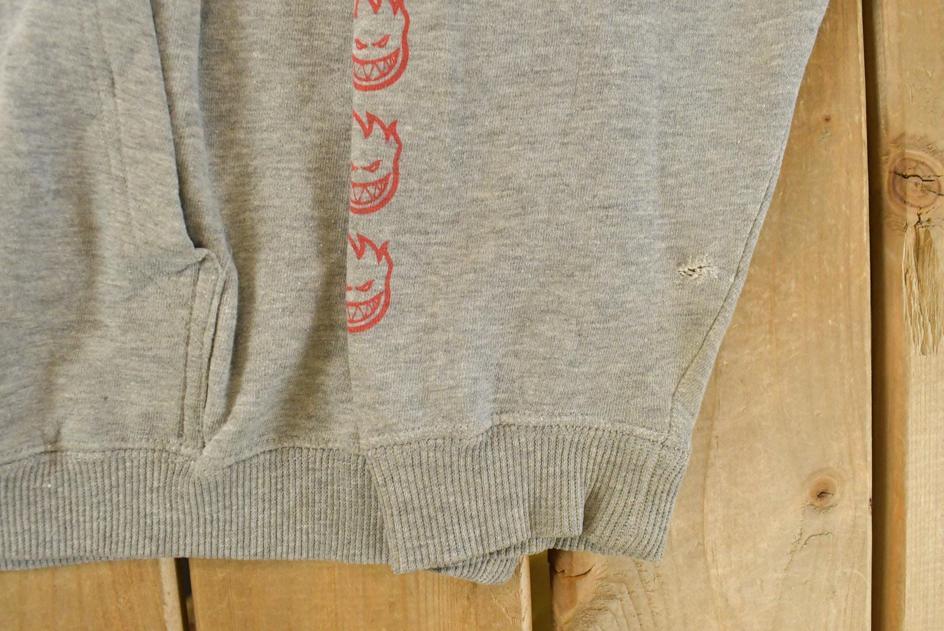 Vintage Y2K Spitfire Skateboarding Hoodie Sweatshirt Men's Large from propervintagecanada