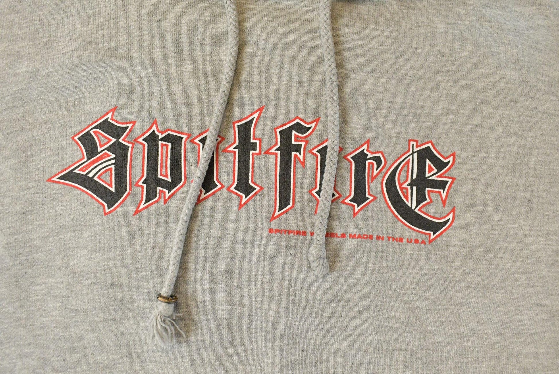 Vintage Y2K Spitfire Skateboarding Hoodie Sweatshirt Men's Large from propervintagecanada