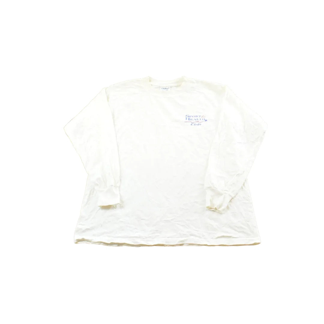 Vintage Y2K Sport & Health Clubs Long Sleeved T-Shirt Mens M from propervintagecanada