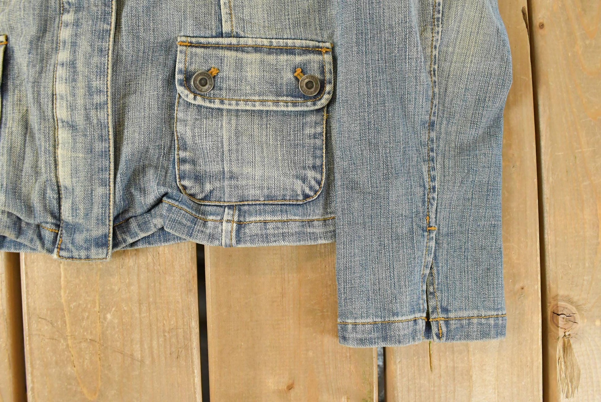 Vintage Y2K Talbots Denim Trucker Jean Jacket Women's Small / Denim Jacket / 2000s Coat / Chic Fashion from propervintagecanada