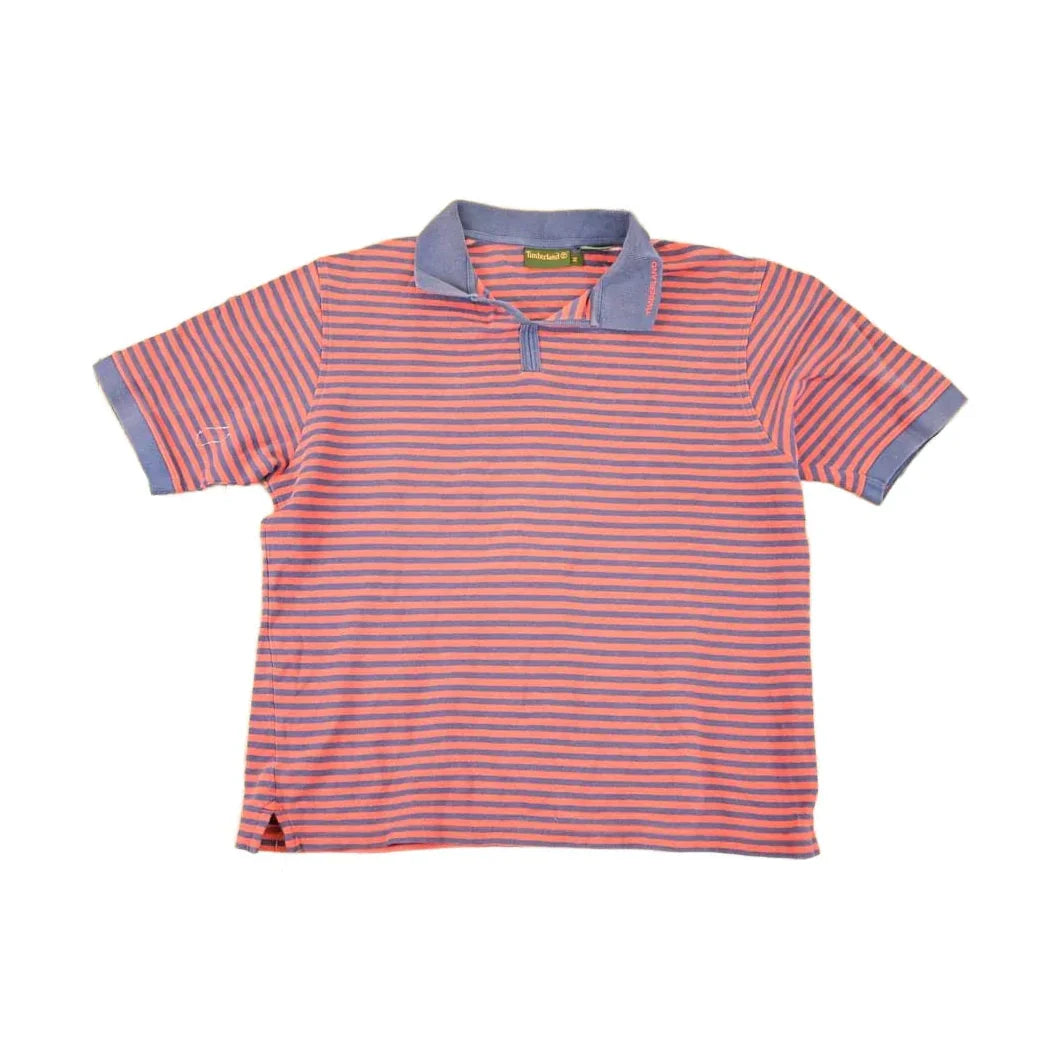 Vintage Y2K Timberland Striped Button Up Shirt Men's L from propervintagecanada