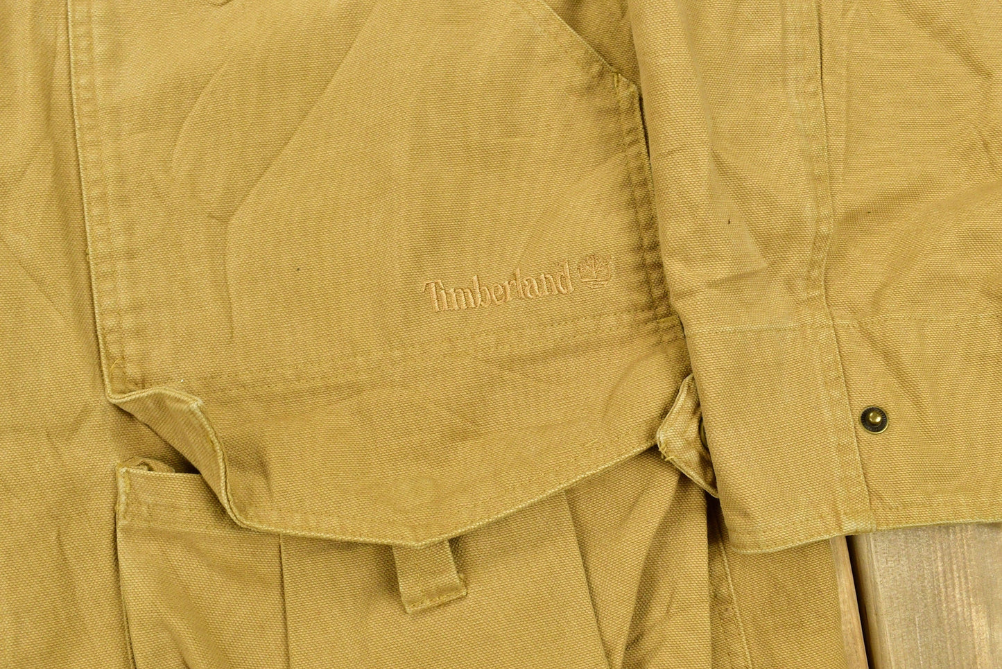 Vintage Y2K Timberland Weather Gear Beige Jacket Men's 2XL from propervintagecanada