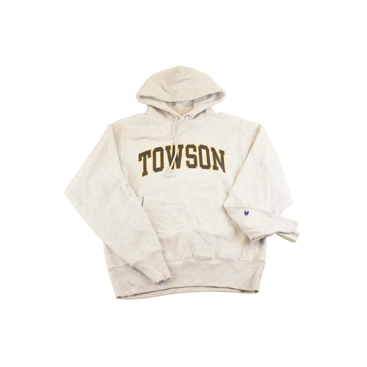 Vintage Y2K Towson Champion Reverse Weave Hoodie Sweatshirt Men's S from propervintagecanada