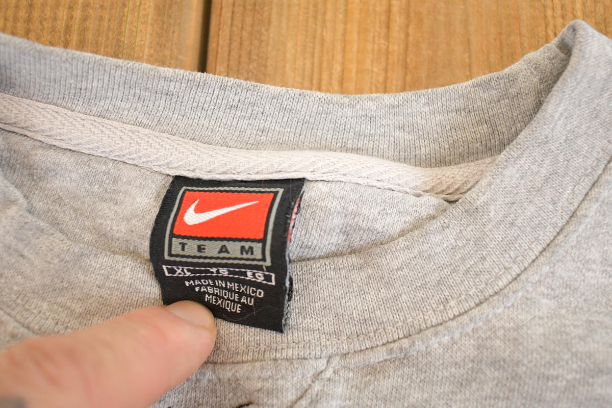Vintage Y2K Wabasso Football Middle Swoosh Nike Crewneck Sweatshirt Men's XL from propervintagecanada