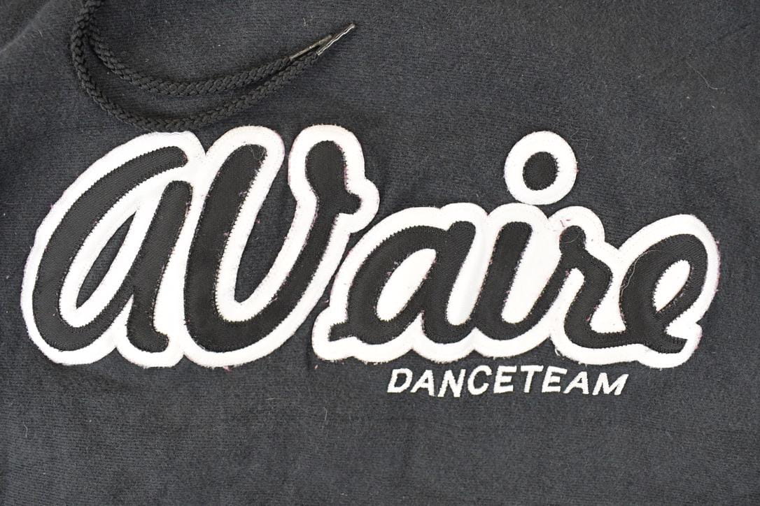 Vintage Y2K Waire Dance Team Champion Reverse Weave Hoodie Sweatshirt Womens L from propervintagecanada