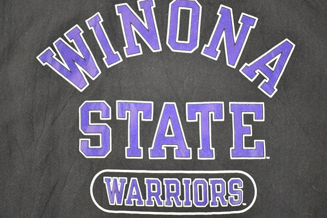 Vintage Y2K Winona State Champion Reverse Weave Crewneck Sweatshirt Men's XL from propervintagecanada