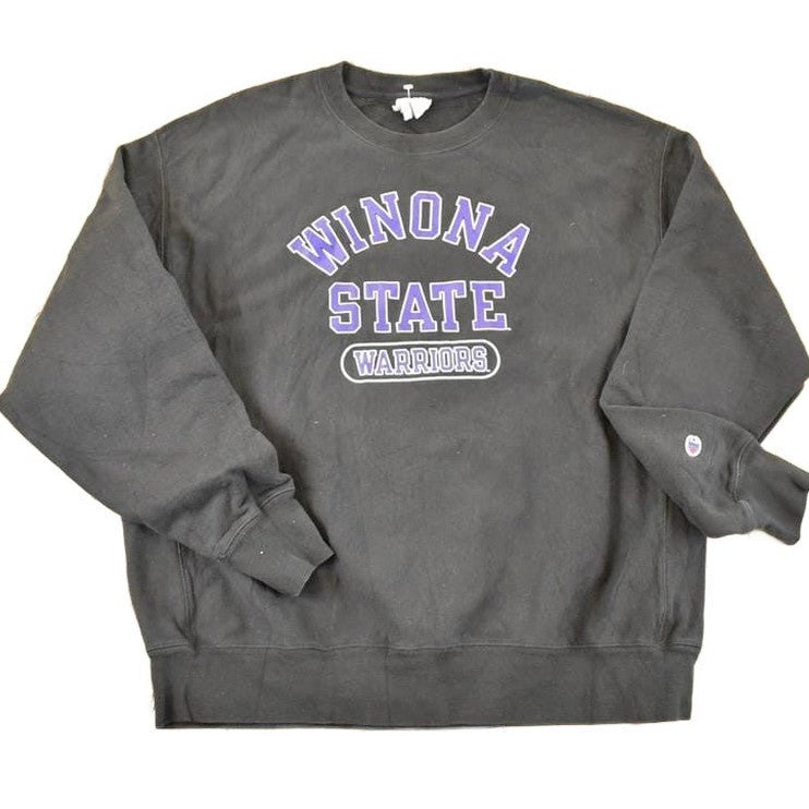 Vintage Y2K Winona State Champion Reverse Weave Crewneck Sweatshirt Men's XL from propervintagecanada