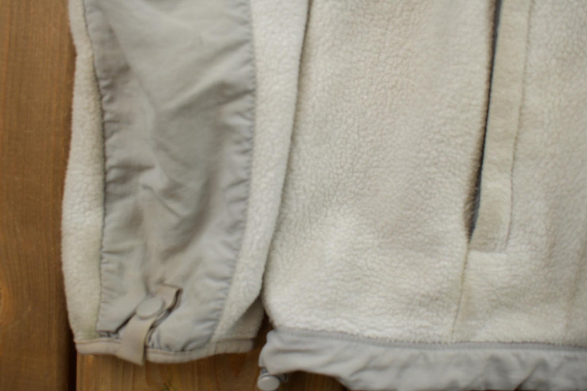 Vintage Y2K Womens The North Face White Grey Denali Fleece Sweater Women's S from propervintagecanada