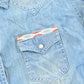 Vintage Y2K Wrangler Denim Button Up Cowboy Shirt Women's XL from propervintagecanada