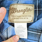 Vintage Y2K Wrangler Western Style Plaid Button Up Shirt Mens M from propervintagecanada