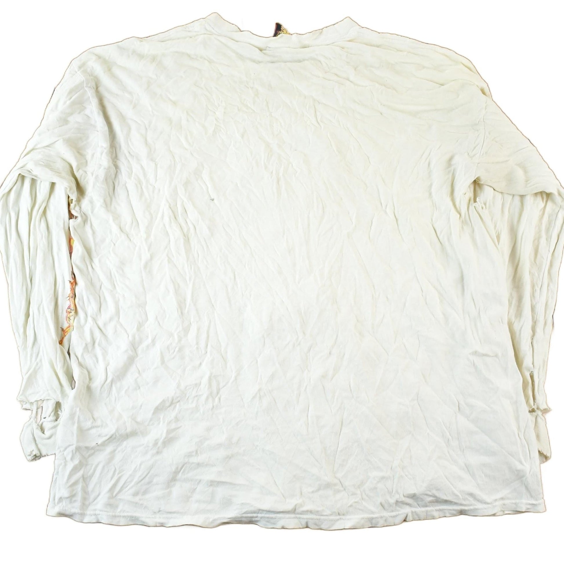 Vintage Y2K Year Of The Dragon Super Thrashed Crewneck Sweatshirt Mens L from propervintagecanada