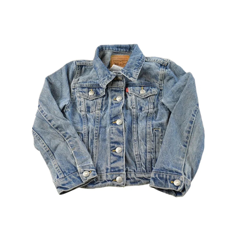 Vintage Y2K Youth Levi's Jean Jacket Youth Size 6X from propervintagecanada