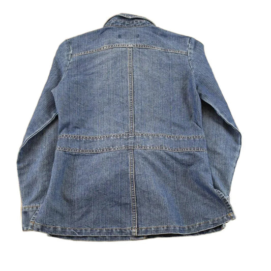 Vintage Y2K Zena Denim Trucker Jean Jacket Women's Small from propervintagecanada