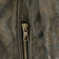 Vintage Y2K Zoul Washed Leather Biker Jacket Women's Small from propervintagecanada