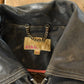 Vintage Y2K Zoul Washed Leather Biker Jacket Women's Small from propervintagecanada