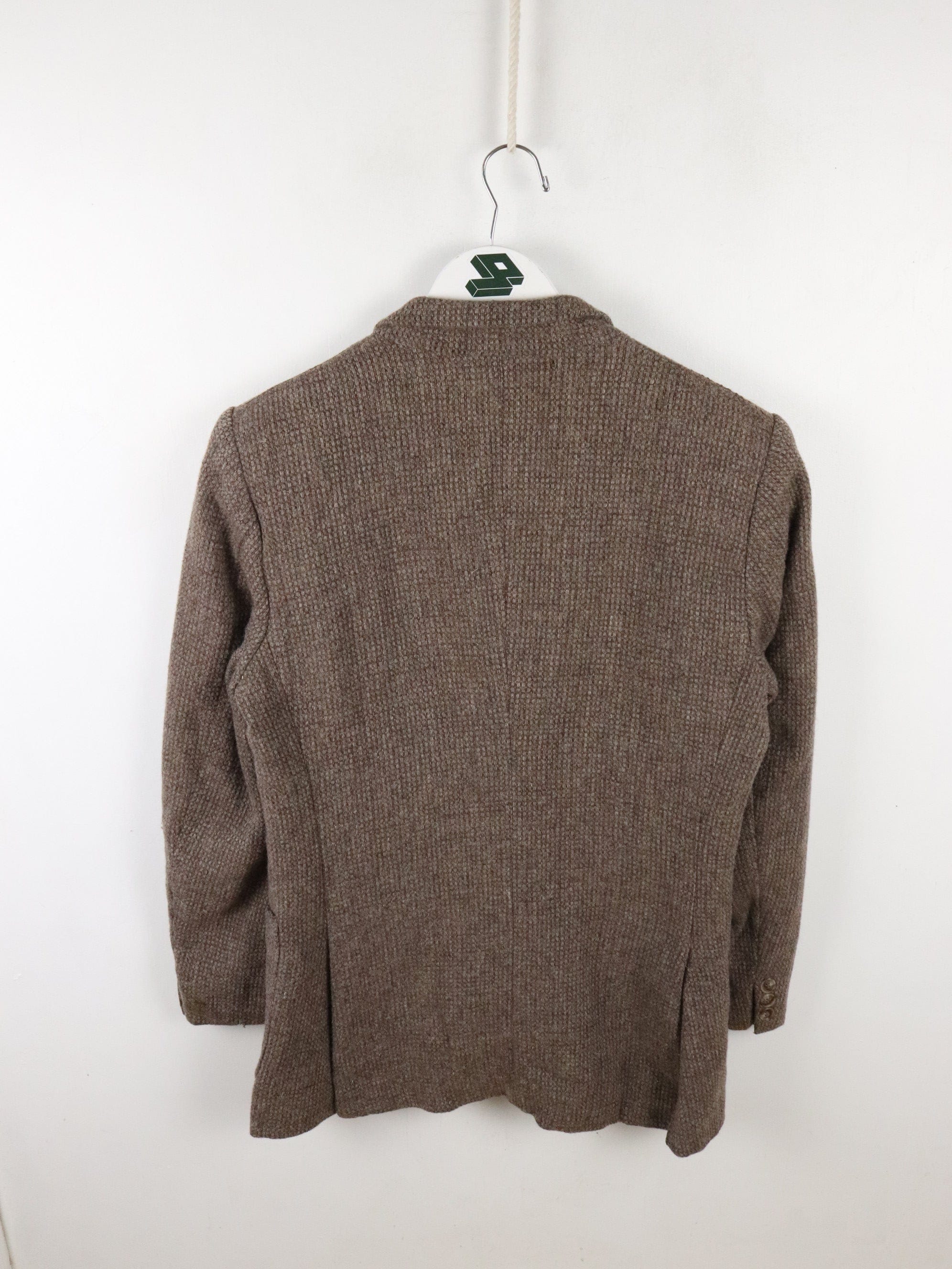 Vintage Yves Saint Laurent Blazer Jacket Mens Medium Brown Wool