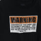 Warning Unstable T Shirt Mens Medium Black Funny