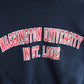 Washington University In St. Louis Sweatshirt Mens Medium Blue from propervintagecanada