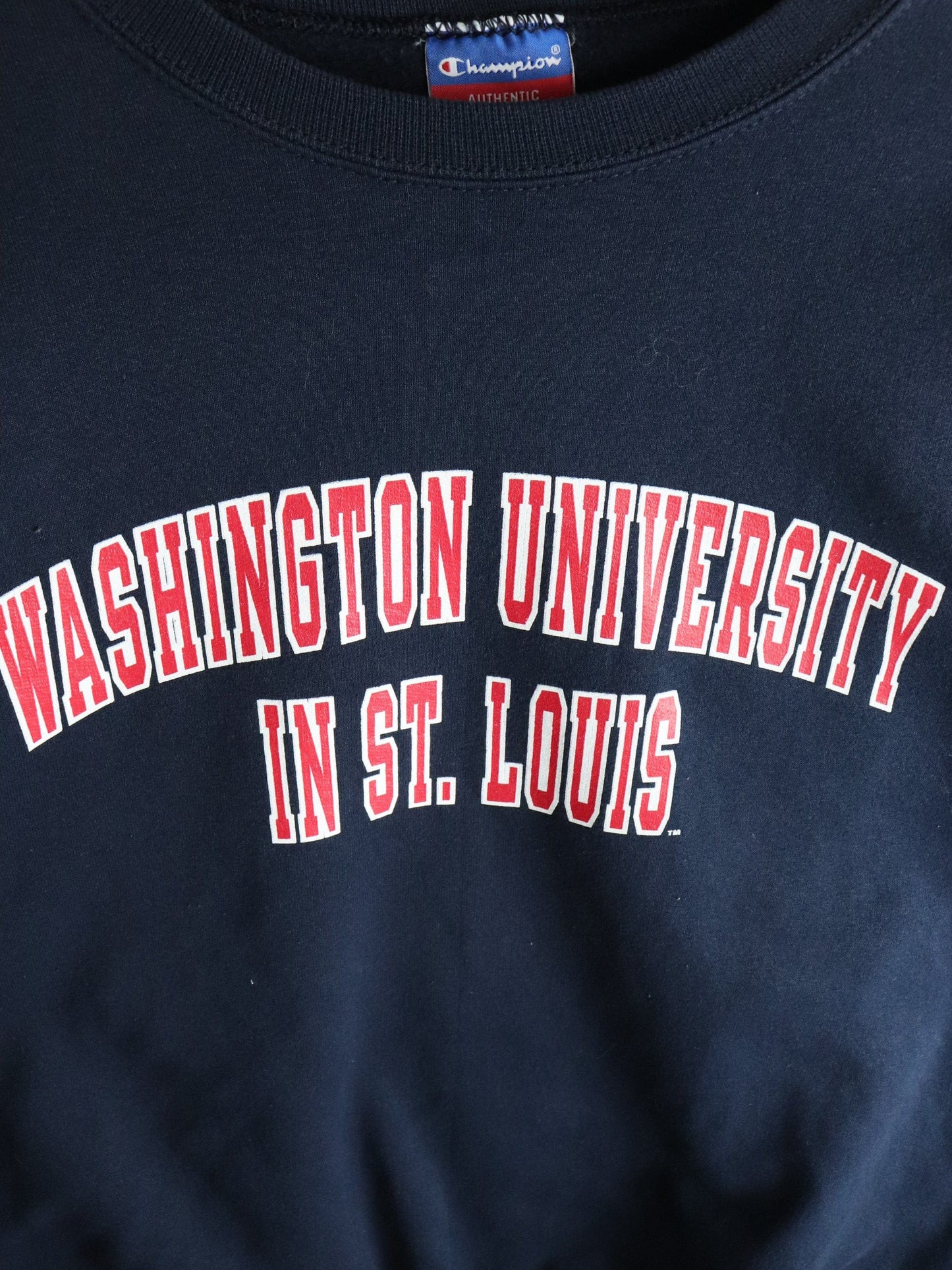 Washington University In St. Louis Sweatshirt Mens Medium Blue from propervintagecanada