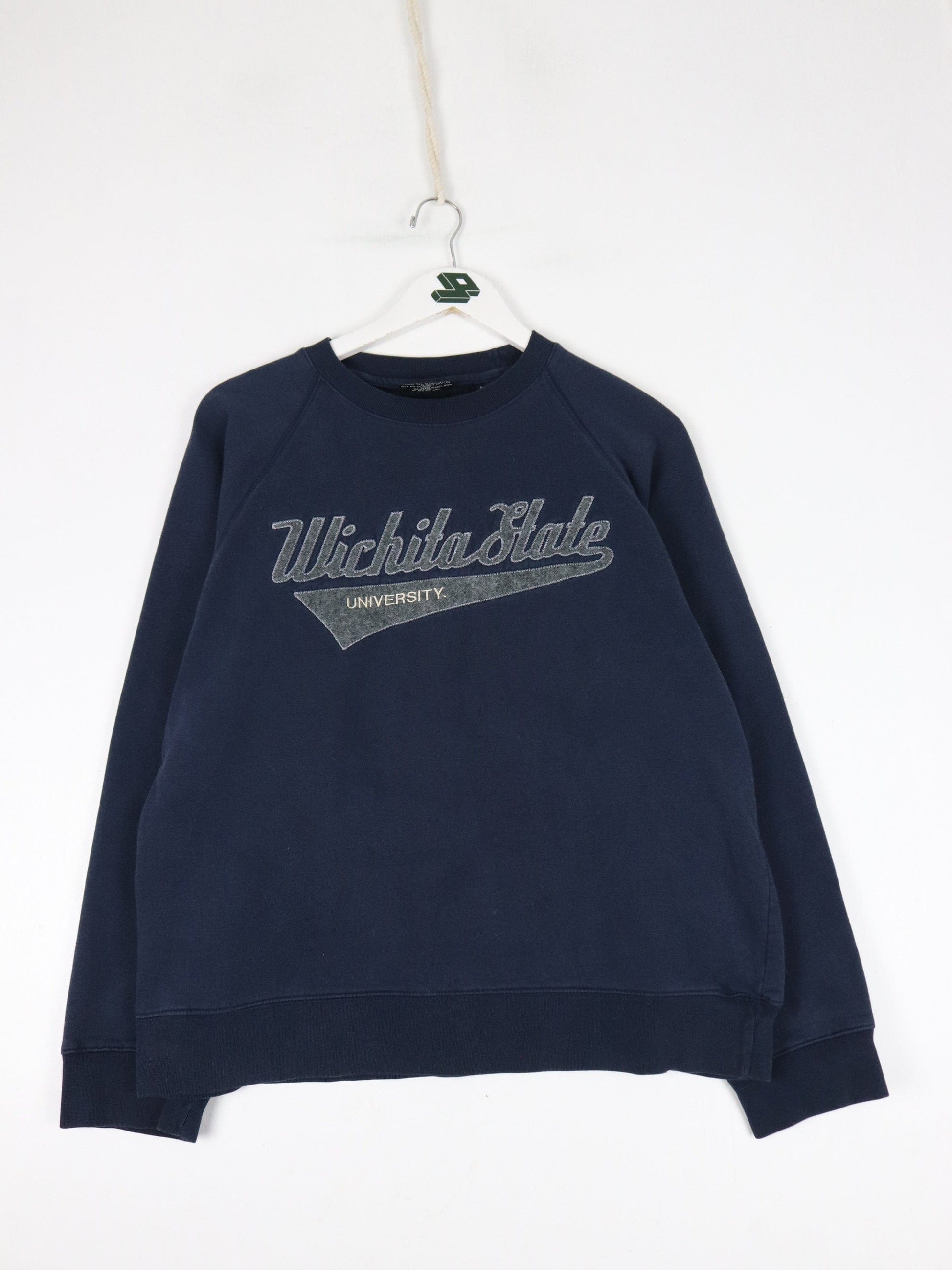 Wichita State University Sweatshirt Fits Mens Medium Blue College