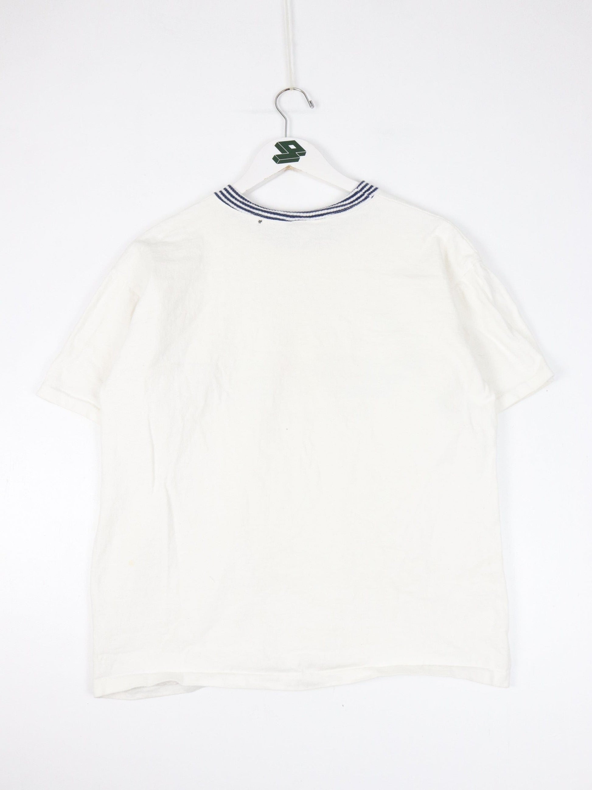 Wilson T-Shirts & Tank Tops Vintage WIlson T Shirt Fits Mens Medium White Royal Yacht Club 90s