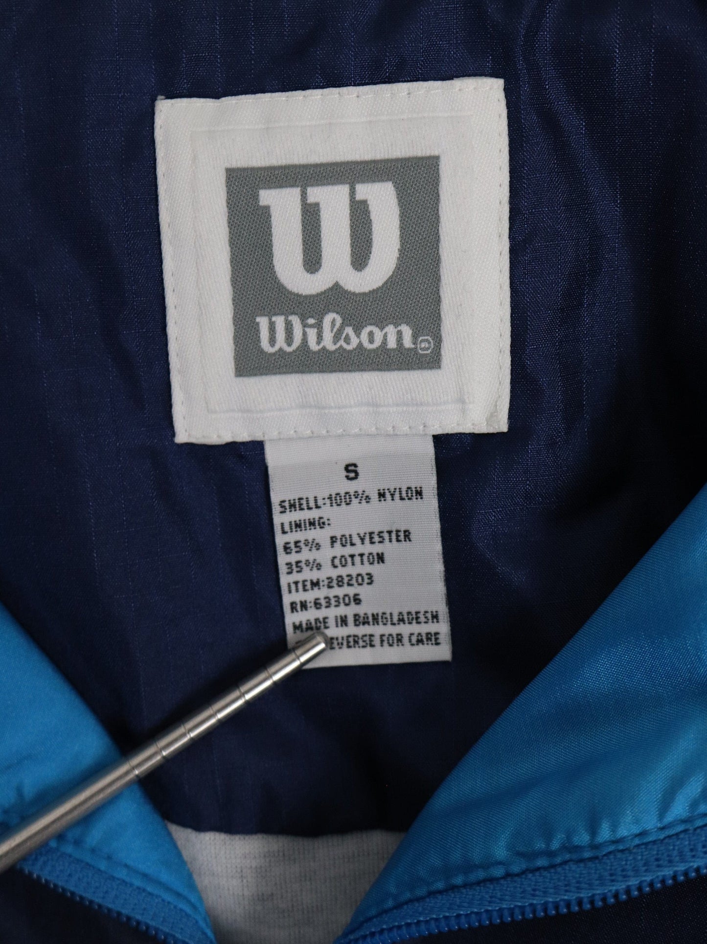Wilson Windbreakers Vintage Wilson Windbreaker Womens Small Blue Jacket